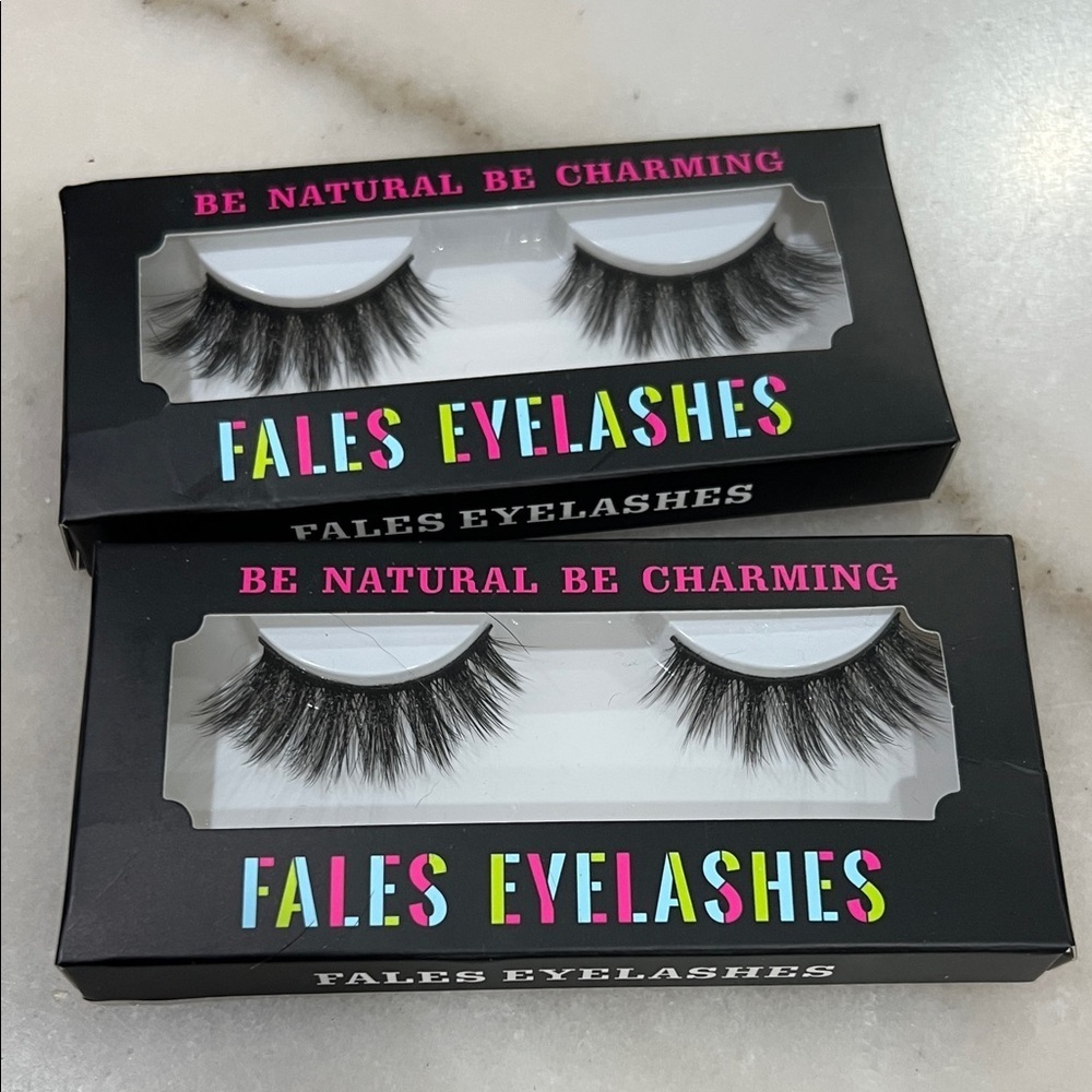Black False Lashes 2 Packs